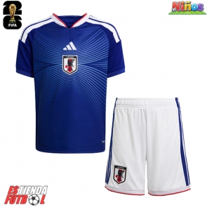 Japón Primera Equipación Niños Mundial 2026 Manga Corta (+ Pantalones cortos)